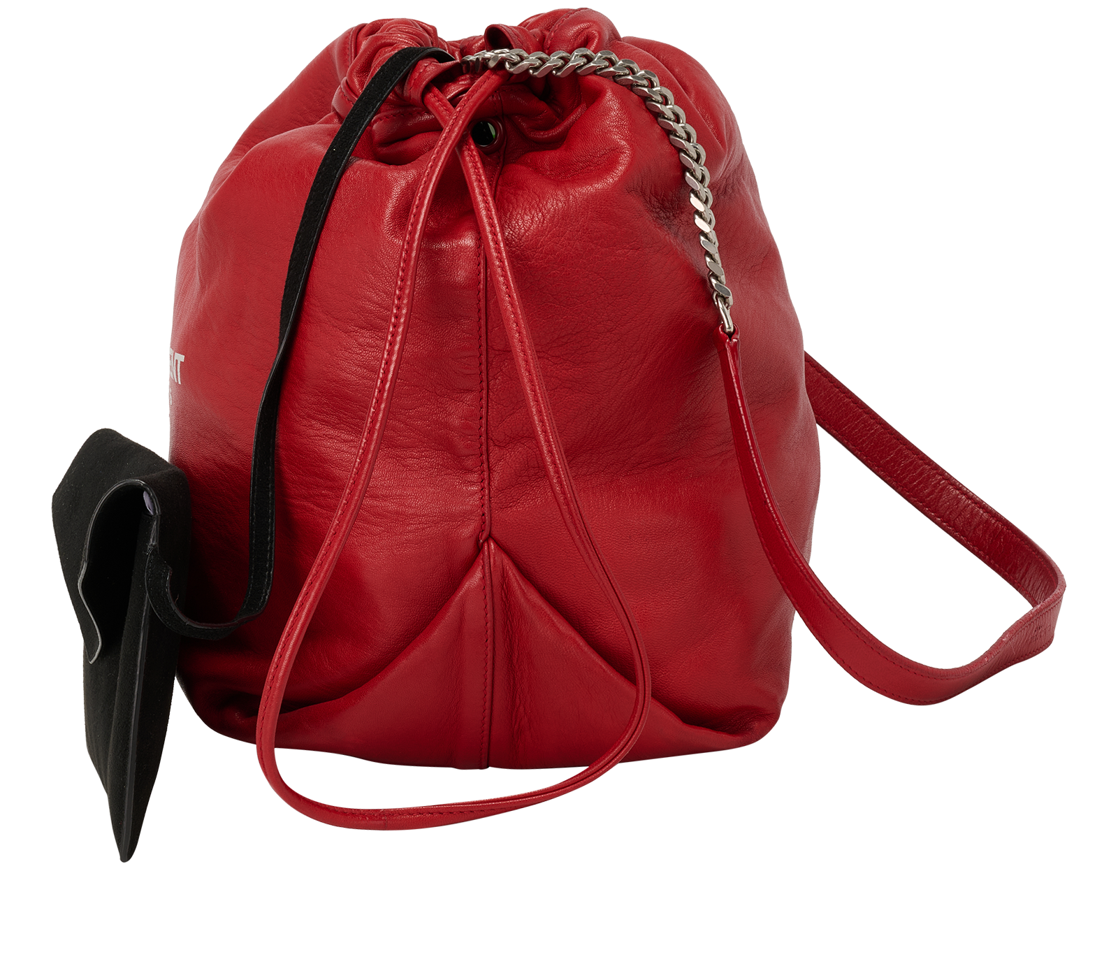 Teddy Bucket, &pound;290, Handbags, Red, Leather, Bottom view